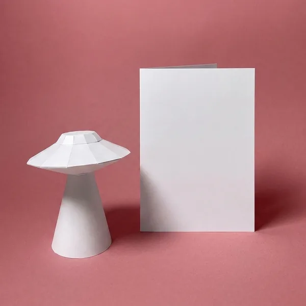 UFO als weiße Leinwand